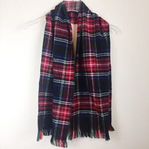 Cashmillion | Plaid Fringed Scarf